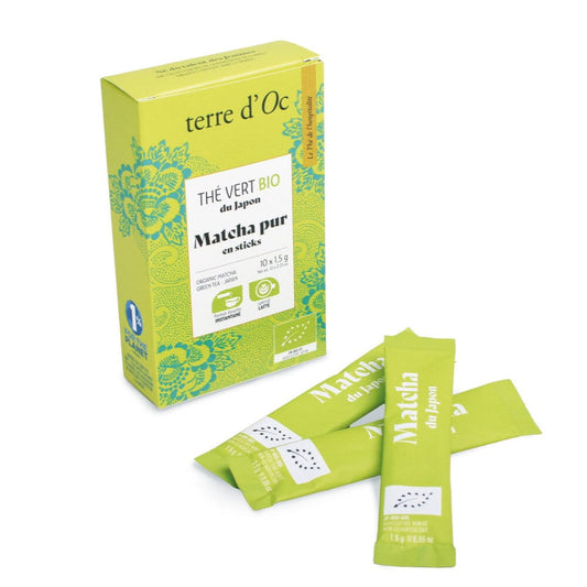 Matcha-Sticks von Terre d'Oc