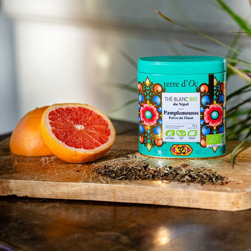 BIO WEISSER TEE mit GRAPEFRUIT und TIMUT-PFEFFER (lose)