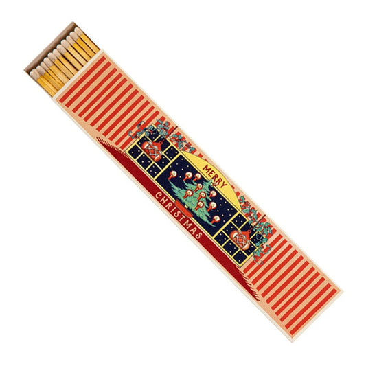 Extralange DESIGN-Streichhölzer CHRISTMAS WINDOW