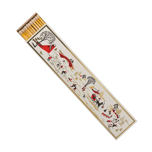 Extralange DESIGN-Streichhölzer WINTER SNOWSCAPE