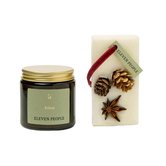 XMAS Set mit Duftkerze und Anhänger